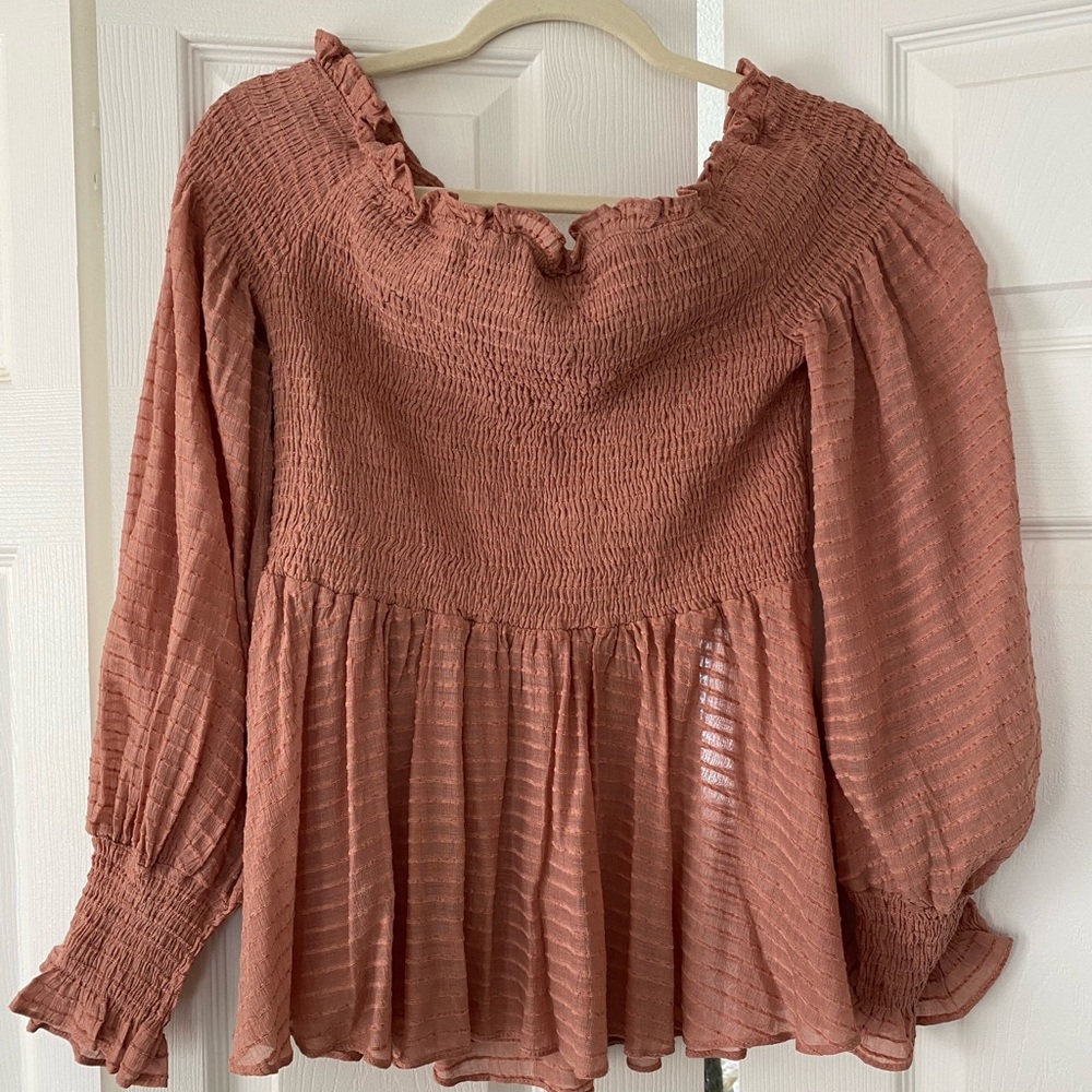 Pink Lily off the shoulder